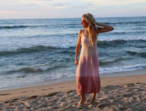 Nouvelle robe d'été traditionnelle en coton froissé pour femmes - Product Image 2