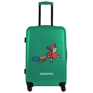 Ensemble de bagages rigides KUKUXUMUSU 3 pièces avec roulettes, vert - Product Image 4