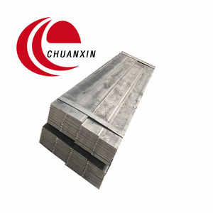 Acier au carbone laminé à chaud et tréfilé à froid ST37/A36/SS400/ST52, barre pleine plate/rectangulaire/carrée, acier doux/<span class=keywords><strong>fer</strong></span> MS, barre plate galvanisée - Product Image 1