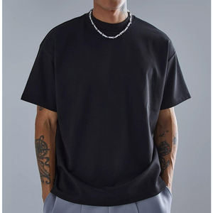 Gran oferta de Camiseta estampada de manga corta con hombros caídos y cuello redondo para hombre, Camiseta estampada de gran tamaño para hombre de Pablo Escobar - Product Image 2