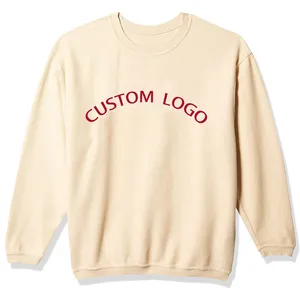 Benutzer definierte 100% Baumwolle Cosy Round Neck Breath able Print Graphics Damen gewaschenes Corded Sweatshirt