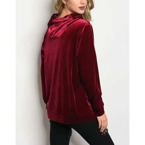 Survêtements en velours pour hommes Sweat à capuche surdimensionné vierge Sweat à capuche en velours pour hommes et femmes Nouveau style - Product Image 4