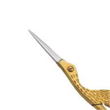 Gran oferta de venta, tijera de cigüeña con mango dorado de acero inoxidable, Tijera para cutículas en forma de pájaro, uso en manicura, Tijera para cortar uñas - Product Image 2