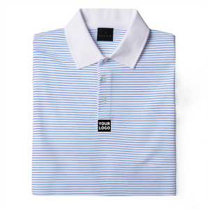 Polos bordados de manga corta de secado rápido para hombre, ropa de verano personalizada de talla grande para hombre, camiseta Polo con logotipo estampado - Product Image 4
