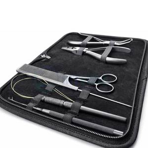 Grande Offre : Kit d'Outils Professionnels pour Extensions de Cheveux en Acier Inoxydable (6 Pièces) – Pince à Perles, Ensemble de Pinceaux, Enfileur de Micro-Anneaux I-Link, Tire-Fil - Product Image 3