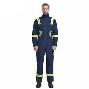 Combinaison de sécurité uniforme de vêtements de travail respirants pour les hommes Combinaison de sécurité à manches longues de dernier style