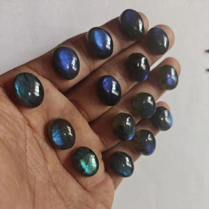 Beautiful Natural Loose <b>Labradorite</b> Gemstone Handmade 10x14mm Oval Shape Best Quality Gemstone <b>Pendant</b> Making Certified IGI - Product Image 1