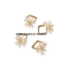 Diseño ventajoso, forma y tamaño personalizados, servilletero de cristal, mesa decorativa, soporte de tejido de Metal para proveedores mayoristas - Product Image 3