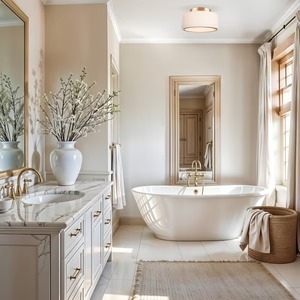 Plafonnier encastré moderne Haven, luminaire élégant à profil bas pour couloir, chambre, cuisine, entrée, maison et bureau - Product Image 3