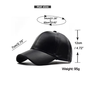 Casquettes de camionneur unisexes légères d'été, petite quantité minimale, respirantes, imperméables, en cuir PU, ajustement australien, haute qualité - Product Image 6