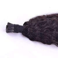 Extensions de cheveux indiens Remy vierges bouclés à micro-anneaux, cuticules alignées, vente en gros, 10-32 pouces, échantillon gratuit, fournisseur direct, DHL