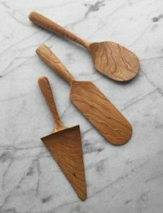 Couteau à beurre outils à fromage outils de service en bois pour mariage Restaurant ensemble de couteaux à fromage produit de vente chaud - Product Image 2