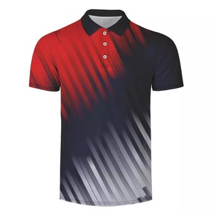 Camiseta de poliéster con estampado de sublimación para hombre, Polo deportivo personalizado de manga corta de secado rápido para Golf - Product Image 2