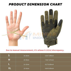 Guantes Tácticos Ergonómicos con Protección Reforzada para los Dedos, Guantes Tácticos Versátiles para Actividades al Aire Libre, Trabajo y Aventuras - Product Image 6