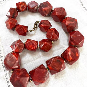 Collar de resina hecho a mano personalizado collar de resina de madera de moda Vintage colgante collar de resina moderno para mujer - Product Image 1