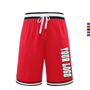 Men's Custom Quick Dry Basketball <b>Shorts</b> Vintage <b>Decoration</b> Sport Gym Training Mesh Polyester Wholesale Bulk Drawstring Closure - Product Image 5