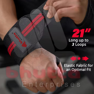 Juego de bolsa de guantes de boxeo para levantamiento de pesas de fuerza Extra con logotipo personalizado, muñequera, correas, muñequeras, artes marciales - Product Image 5