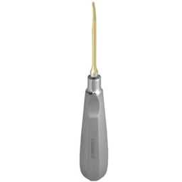 Elevador Luxating Curvo Nordent de 3 mm con Recubrimiento de Nitruro de Titanio, Fuente de Alimentación Manual, Acero Inoxidable con Diseño de Lujo - Product Image 1