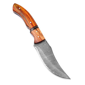 Cuchillo de Camping de Acero de Damasco Hecho a Mano Personalizable al por Mayor, Hoja de Espiga Completa, Punta de Caída, 8 cm de Longitud Total, Servicio OEM, 3 Años - Product Image 5