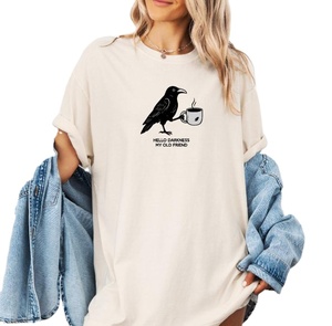 Camiseta de manga corta con estampado personalizado para hombre y mujer, 100% algodón, corte holgado para primavera y verano - Product Image 3