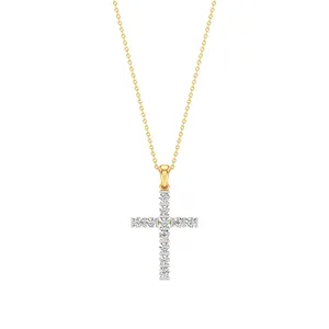 Colgante de Cruz de Diamantes Eternal Radiance - Amuleto Brillante para Mujer - Product Image 4