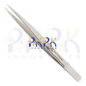 Pinzas de diamante de bloqueo Punta fina Longitud total 160mm Hecho de joyería de acero inoxidable Fabricación de pinzas para manualidades DIY - Product Image 4