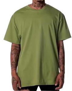 เสื้อยืดโอเวอร์ไซส์สำหรับผู้ชาย200gsm พิมพ์ลายดิจิทัลผ้าฝ้ายคอมบ์100% โลโก้ออกแบบได้ตามต้องการ - Product Image 4