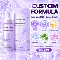Sérum à bulles PDRN en marque privée 100 ml, mousse micro-bulles, essence OEM ODM, fabricant de soins de la peau sur mesure