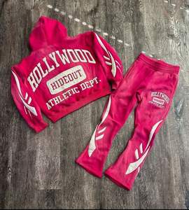 À la mode High Street Prix Compétitif Hommes Survêtement Empilé Poids Lourd Conception Personnalisée Hommes Survêtement - Product Image 1