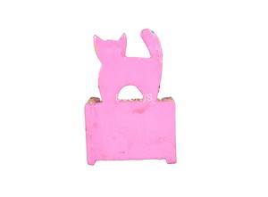 Vente en gros d'artisanat en bois pour chambre d'enfant personnalisé modèle de calendrier en bois de style maison unique chat peint table artisanale pour la décoration de la chambre - Product Image 6