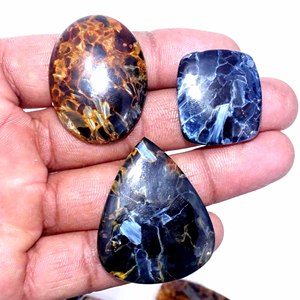 พลอยอัญมณีทรงหลังเบี้ยแบบหลวมประดับอัญมณีอินเดียในราคาโรงงานจากผู้ส่งออก - Product Image 5