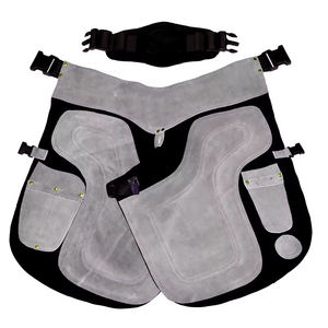 Delantal de herrador profesional Chap en cuero de vaca de fuerza para herraduras de caballos y aseo instrumentos veterinarios ecuestres - Product Image 2