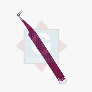 Pinzas de pestañas de alta calidad Pinzas injertadas DE PRECISIÓN DE ACERO INOXIDABLE - Product Image 2