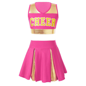 Conception de sublimation personnalisée uniforme de pom-pom girl vêtements de pom-pom girl cheerleading bon marché fournisseur de tenues d'équipe - Product Image 2