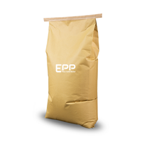 Kantong Anyaman Kertas Kraft PP Custom 25kg 50kg Murah Buatan Vietnam Tahan Air Multiwall PP Laminasi Dapat Didaur Ulang dengan Ritsleting Atas untuk Gula