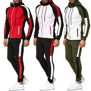 Conjunto de chándal informal para hombre, ropa deportiva ligera y cómoda, traje para correr para entrenamiento de gimnasia, correr y actividades al aire libre - Product Image 1