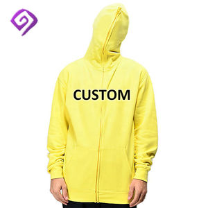 Wholesale Unisex High Quality Custom Full-Zip Hoodie Heavy 6XL <b>Men's</b> <b>Jacket</b> with Embossed Printing for Winter - Product Image 5