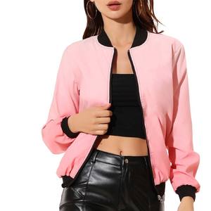 Chaqueta Bomber de ganchillo de alta calidad para mujer, transpirable, para invierno, para exteriores, con ajuste cómodo, venta al por mayor OEM para otoño - Product Image 1