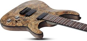 Guitarra Bajo Omen Elite-6 Nueva, Color Carbón, con Diapasón de Ébano y Fondo/Lados de Arce, Lista para Envío Mundial - Product Image 2