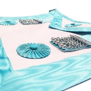 ฟรีเมสันสำหรับงานหัตถกรรมผ้ากันเปื้อนช่างทำมือปักหนังด้วยริบบิ้นครอสติชและเย็บปักถักร้อยเครื่องราชกกุธภัณฑ์ช่างก่ออิฐ - Product Image 5