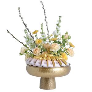 Cuenco de chocolate de metal de diseño atractivo al por mayor Plato decorativo elegante para bodas y ocasiones especiales al precio más barato - Product Image 6