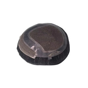 Toupee para Hombre Taz Hair, Peluca de Cabello Humano 100%, Densidad Cruda 60%-150%, Cabello Indio Remy, Resistente al Agua, Ondulado - Product Image 3