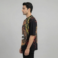 Camiseta de Manga Corta para Hombre, de Alta Calidad, Lujosa, de Algodón/Fibra de Bambú, 220g, Gruesa, Talla Grande, Transpirable y de Secado Rápido