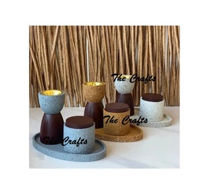 Mabkhara de madera con caja para oud y bandeja, quemador de incienso de forma redonda de la mejor calidad para eventos y uso con fragancias. - Product Image 3