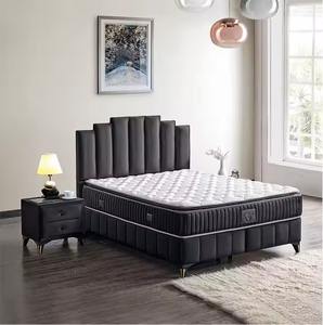 Juegos de dormitorio de lujo modernos de Natra Furniture con hermosa base de cama para dormir y cabecero que incluye los mejores centros comerciales - Product Image 1