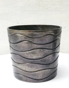 Aluminum Eco-Friendly Decorative Vase Nickel Finished Handmade Modern Design Wedding <b>Flowers</b> <b>Display</b> Home Tabletop - Product Image 1