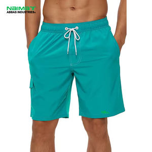 <b>Men</b> Swimwear <b>Shorts</b> Wholesale High Quality Solid Quick Dry Breathable Elastic Waist Workout <b>Shorts</b> High <b>Knee</b> <b>Length</b> Summer <b>Short</b> - Product Image 1