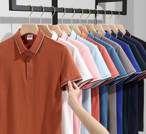 Polos personalizados para hombre y mujer, diseñe su propio estampado bordado, Polo en blanco de alta calidad, 100% polos de algodón con logotipo - Product Image 3