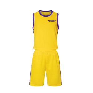 Nuevo Diseño Transpirable Uniforme de Baloncesto 100% Poliéster con Nombre del Equipo Impreso Personalizado de Alta Calidad - Product Image 1