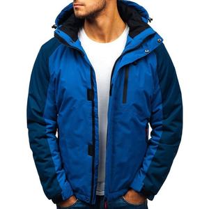 Veste bomber d'hiver softshell grande taille pour homme, coupe-vent, style décontracté, tissu zippé - Product Image 4